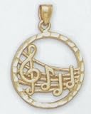 14kt Music Notes - MM7721114