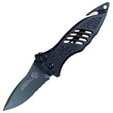 CQD Mark I With Window Breaker, Black, Serrated