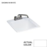 Swanstone Veritek DIT-S Drop-In Laundry Tub, White
