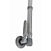 Non-Swivel Rear Walker Wheel with Brake (Set of 2)