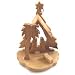 Christmas Olive wood Ornament (8x6 cm or 3.2x2.8")