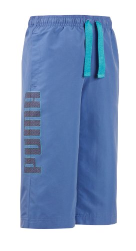 PUMA Kinder Hose Long Logo Bermuda Boys, dazzling blue, 152, 817288 04 Preisvergleich