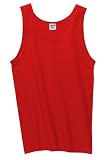 NEW Gildan Ultra Cotton - Tank Top Red-M