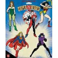 Super Wonder Cat Woman - Superman Not - 5 Pc Collectable Magnet Set