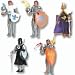 Search : Super Knights Complete Set of 5 Action Figures