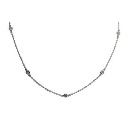 Eve's Addiction Sterling Silver 36 Inch CZs by the Yard