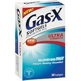Gas X Ultra Strength Antigas Softgels - 50 Softgels.