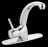 Chrome Single Side Lever Kitchen Faucet