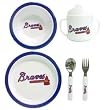 Atlanta Braves 5 Piece Children's Dinner Set - Baseball Sports Merchandise
