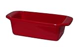 Chantal 1-1/2-Quart Classic Loaf Pan, Glossy Red