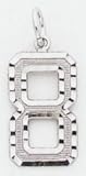 Large #8 Charm - WLN08