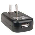 USB Type Travel Charger. Works for Latte Products, Blackberry, iPod, iPhone, Galaxy