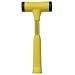 Nupla STP16 Strike Pro Power Drive Dead Blow Hammer, C Grip, Yellow, 12" Long Handle