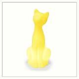 Siamese Cat Lamp - Yellow