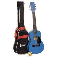 Lauren 30'' Steel String Acoustic Guitar Package - Metallic Blue - ( Super Sale !! )