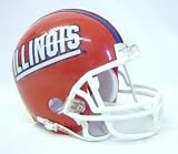 Illinois Fighting Illini Replica Mini Helmet w/ Z2B Mask