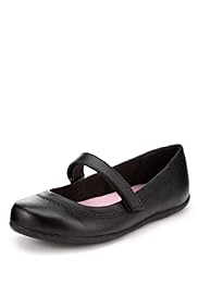 Coated Leather School Shoes