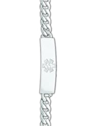 0.925 Sterling Silver Medical Alert ID Bracelet