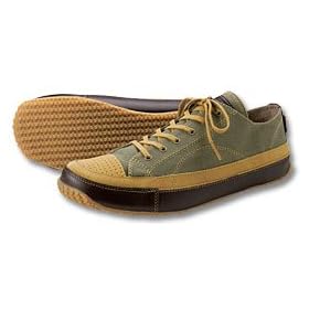 Click here to buy Canvas-and-Leather Minimalist Shoe by Orvis.
