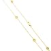 14K Gold 18 2.00ct Colored Diamond Station Necklace