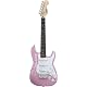 【4点セット】Squier by Fender Hello Kitty Mini/Pink スクワイア by フェンダー ハローキティ ミニギター
