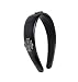 Harley-Davidson® Women's Leather Headband Barrette. Raised Bar & Shield Medallions. 99588-08VW