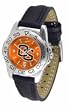 Oregon State Beavers Sport AnoChrome Ladies Watch with Leather Band