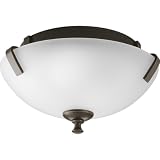 Progress Lighting P3290-20 2-Light Close-To-Ceiling Fixture, Antique Bronze