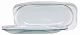 Clear Spanish Recycled Glass Large Plate 17.25