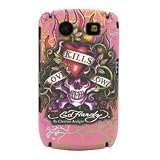 Ed Hardy Blackberry Curve 8900 Faceplate Snap On Case Cover LKS PInk