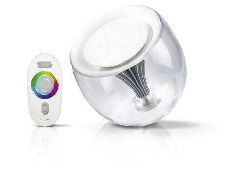 Philips LivingColors Gen 2 69143/60/PU Colour Changing Mood Lamp with Remote Control, Clear