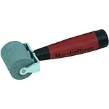 MARSHALLTOWN The Premier Line E54D 2-Inch Flat Commercial Grade Solid Rubber Seam Roller with DuraSoft Handle