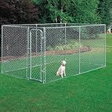 FenceMaster The Box Chain Link Dog Run- 7'W x 12'D x 6'H
