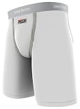 Shock Doctor BasiX Compression Short with Flex Cup - Color: White,Size: M Youth