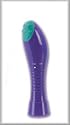 Essence Purple For Couples 6 Inch Curved Multi-Use Waterproof Massager With Textured Silicone Tip