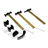 7 Pc Hammer & Dolly Auto Body Dent Repair Kit by Cvf Supply