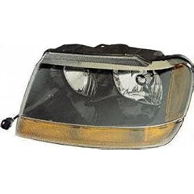 99-04 JEEP GRAND CHEROKEE HEADLIGHT LH (DRIVER SIDE) SUV, Laredo, Sport Model (1999 99 2000 00 2001 01 2002 02 2004 04) 20-5576-01 55155129AB
