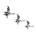 Silver Wall-Hanging Flying Ducks