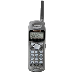 Panasonic KXTGA400B 2.4GHz Accessory Handset for KXTG4000B Expandable Phone (Black)