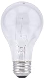 Sylvania 10558 60-Watt 130-Volt A19 Clear Household Bulb, 24-Pack # 60A CVP, 24PK