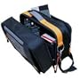 CineBags CB-10 Cinematographer Bag - Black /Gray with Blue Webbing