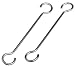 J.K. Adams PR-EX-08 8-Inch Extension Hook for Pot Racks, Set of 2