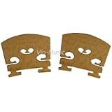 YMC Violin-Bridge-4/4-2PC Maple Violin Bridges, 2 Piece