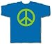Price Busters - Peace Sign-Neon Green Adult T-Shirt
