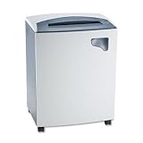 Powershred Continuous-Duty C-380 Strip-Cut Shredder, Black/Light Gray