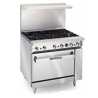Imperial Gas Restaurant Range - 36 4 Wide Burner