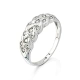 10K White Gold Diamond Band - 0.25 Ct.
