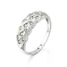 10K White Gold Diamond Band - 0.25 Ct.