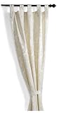 Park B. Smith Grand Baroque Tab Top Curtain Panel, Natural