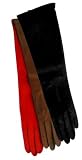 Ladies FULL LENGTH Leather Gloves with SILK lin. by GRANDOE